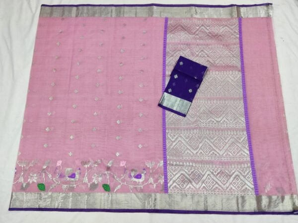 PURE SKIRT DESIGN ZARIKOTA HANDLOOM SAREE S-107 - Image 4