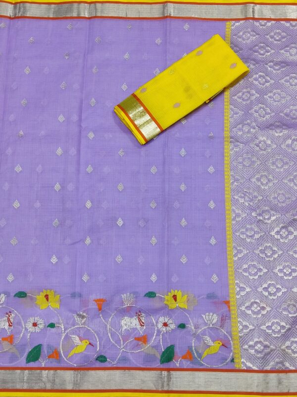 PURE SKIRT DESIGN ZARIKOTA HANDLOOM SAREE S-97 - Image 3