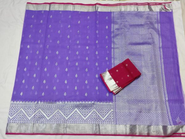 PURE SKIRT DESIGN ZARIKOTA HANDLOOM SAREE S-81 - Image 4