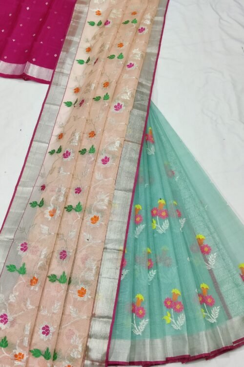 PURE ZARIKOTA HANDLOOM LEHANGS MATERIAL SET