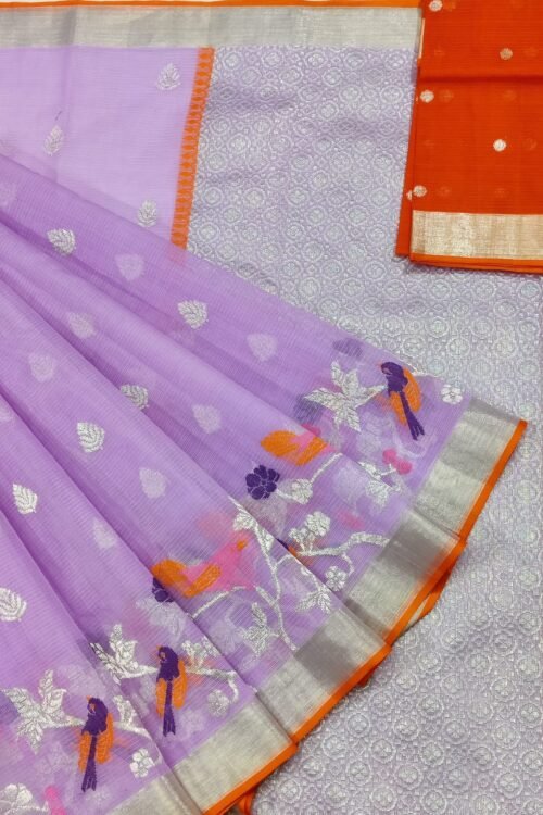 PURE SKIRT DESIGN ZARIKOTA HANDLOOM SAREE S-108