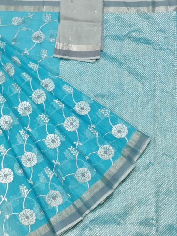 PURE ALL OVER JAAL ZARIKOTA HANDLOOM SAREE WITH BLOUSE_J212