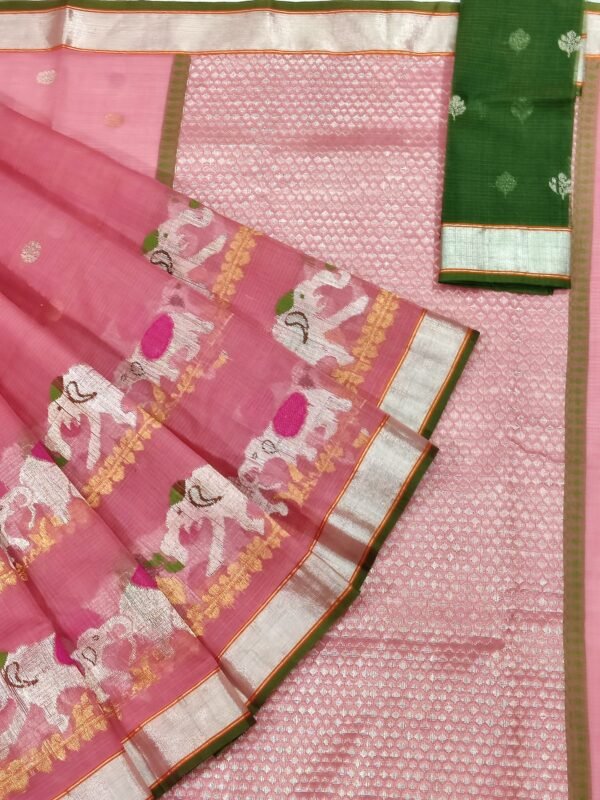 PURE SKIRT DESIGN ZARIKOTA HANDLOOM SAREE S-103