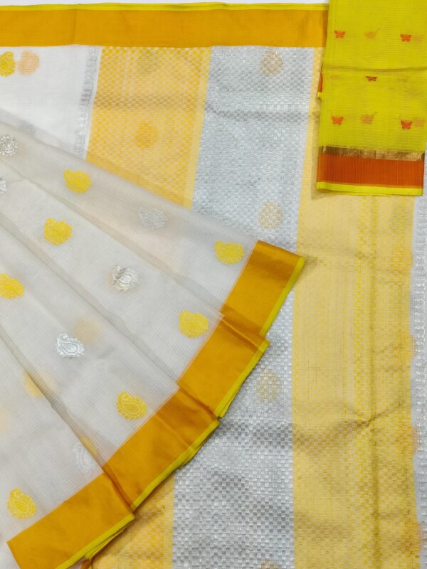 PURE ZARIKOTA HANDLOOM BUTA SAREE WITH BLOUSE B223