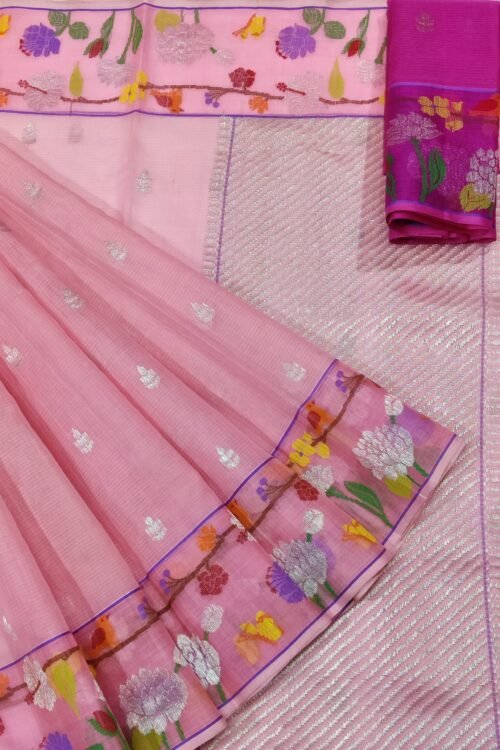 PURE PAITHANI BORDER ZARIKOTA HANDLOOM SAREE S-58