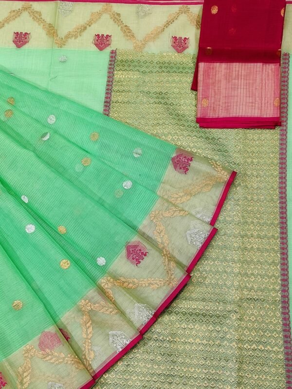 PURE PAITHANI BORDER ZARIKOTA HANDLOOM SAREE S-57