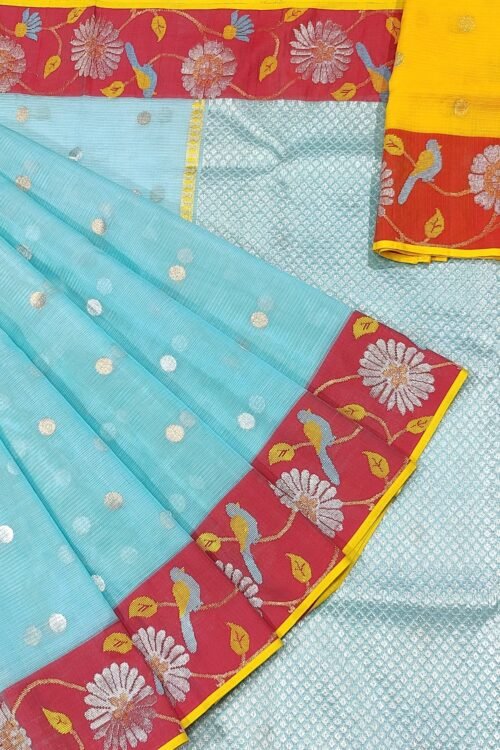 PURE PAITHANI BORDER ZARIKOTA HANDLOOM SAREE S-60