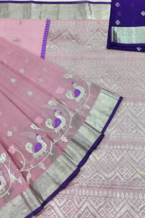 PURE SKIRT DESIGN ZARIKOTA HANDLOOM SAREE S-107