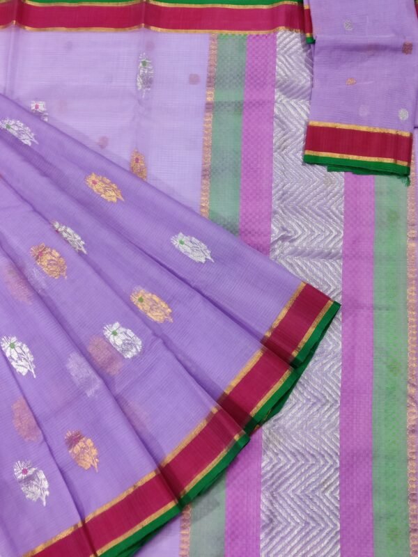 PURE ZARIKOTA HANDLOOM BUTA SAREE WITH BLOUSE B511