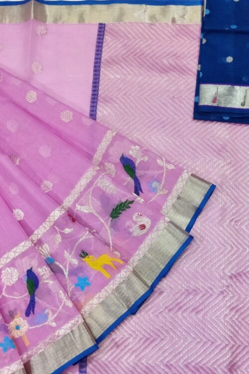 PURE SKIRT DESIGN ZARIKOTA HANDLOOM SAREE S-110