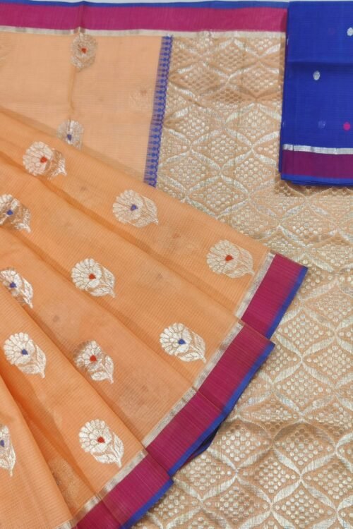 PURE ZARIKOTA HANDLOOM BUTA SAREE WITH BLOUSE B3