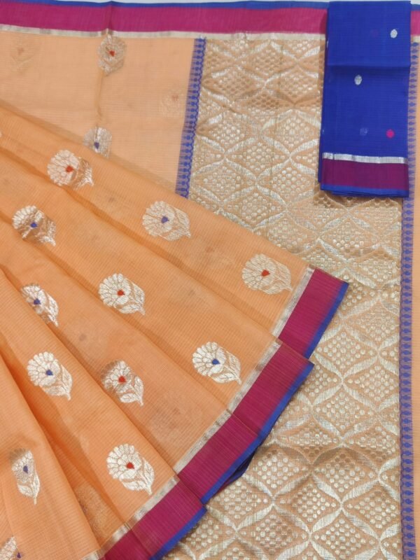 PURE ZARIKOTA HANDLOOM BUTA SAREE WITH BLOUSE B3