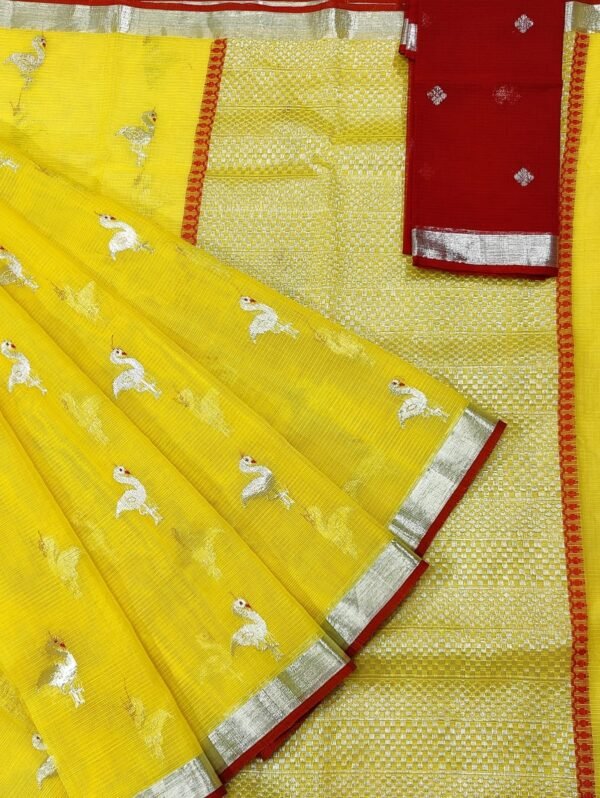 PURE ZARIKOTA HANDLOOM BUTA SAREE WITH BLOUSE B2