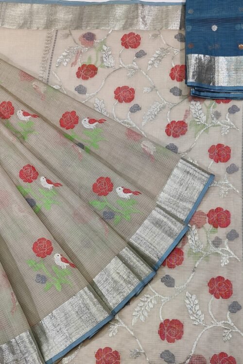 PURE ZARIKOTA HANDLOOM BUTA SAREE WITH BLOUSE B5