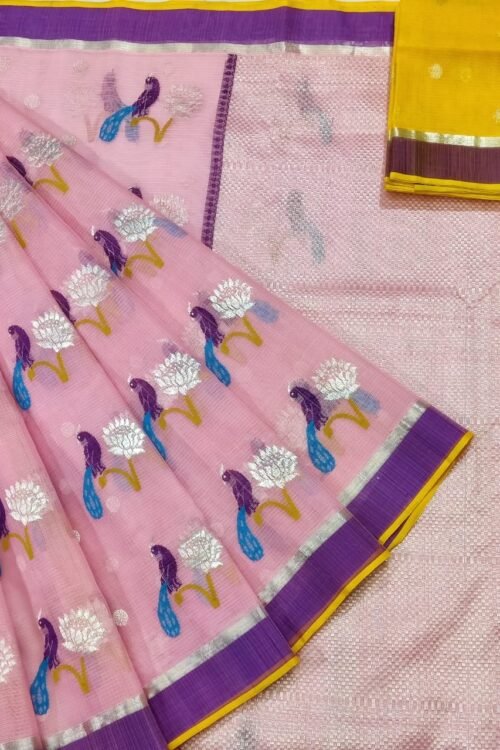 PURE ZARIKOTA HANDLOOM BUTA SAREE WITH BLOUSE B13