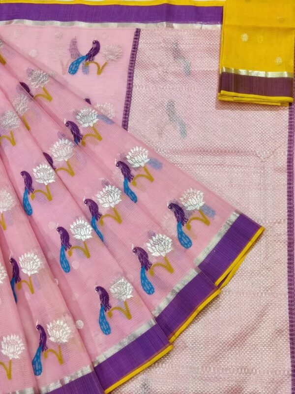 PURE ZARIKOTA HANDLOOM BUTA SAREE WITH BLOUSE B13