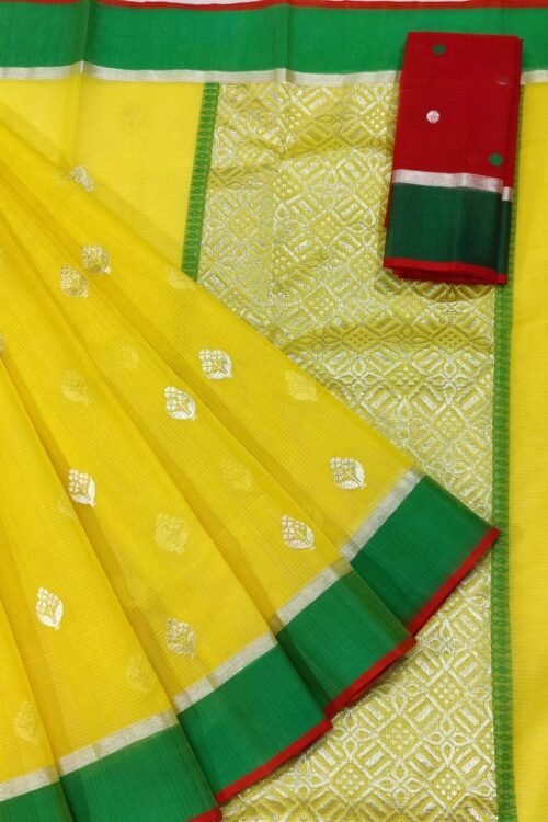 PURE ZARIKOTA HANDLOOM BUTA SAREE WITH BLOUSE B15