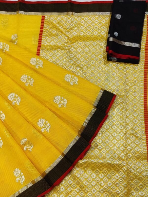 PURE ZARIKOTA HANDLOOM BUTA SAREE WITH BLOUSE B16