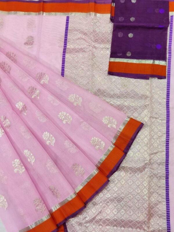 PURE ZARIKOTA HANDLOOM BUTA SAREE WITH BLOUSE B14