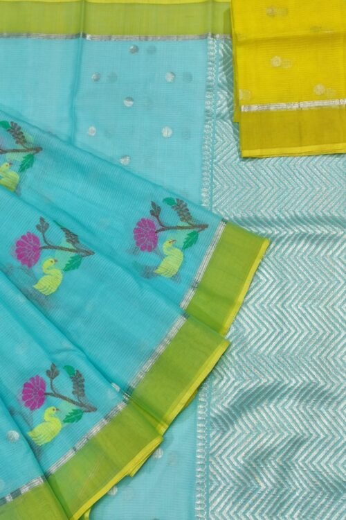 PURE ZARIKOTA HANDLOOM BUTA SAREE WITH BLOUSE B22