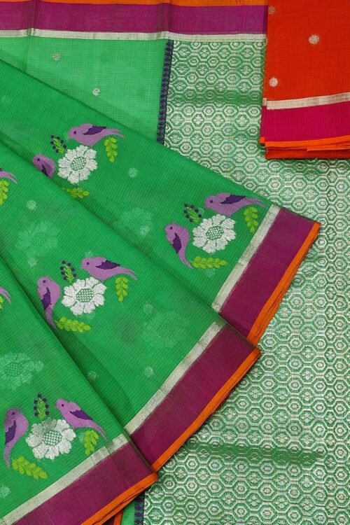 PURE ZARIKOTA HANDLOOM BUTA SAREE WITH BLOUSE B23