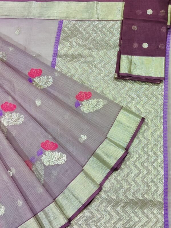 PURE ZARIKOTA HANDLOOM BUTA SAREE WITH BLOUSE B29