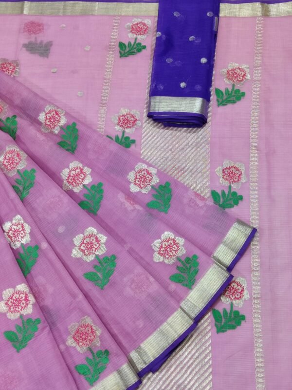 PURE ZARIKOTA HANDLOOM BUTA SAREE WITH BLOUSE B27