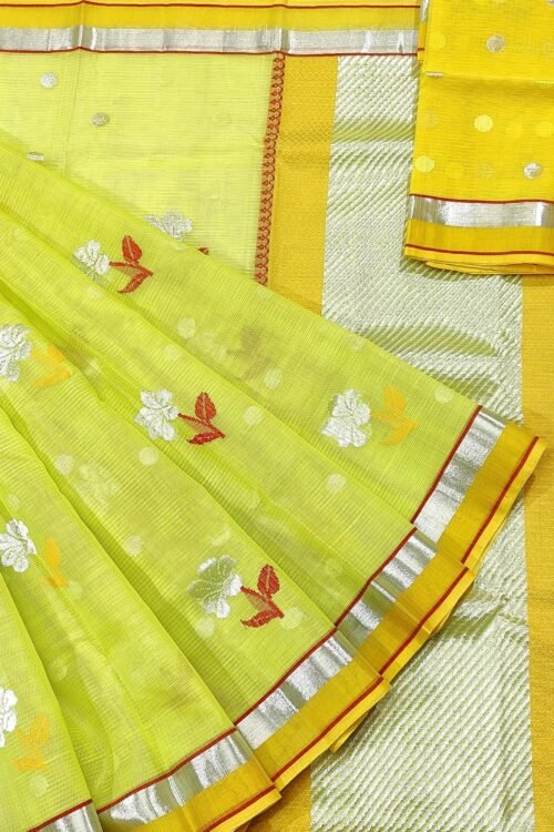 PURE ZARIKOTA HANDLOOM BUTA SAREE WITH BLOUSE B30