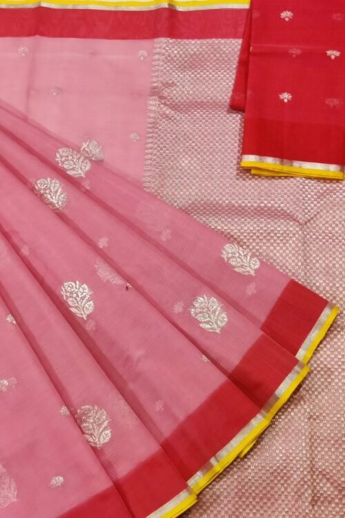 PURE ZARIKOTA HANDLOOM BUTA SAREE WITH BLOUSE B33
