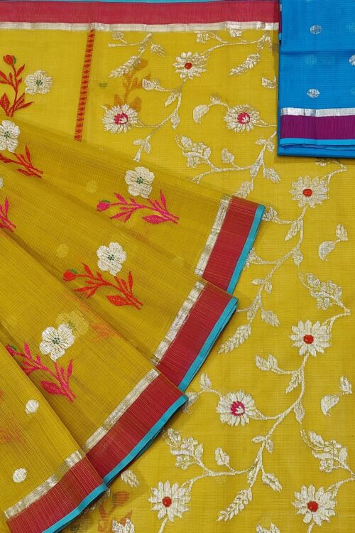 PURE ZARIKOTA HANDLOOM BUTA SAREE WITH BLOUSE B51