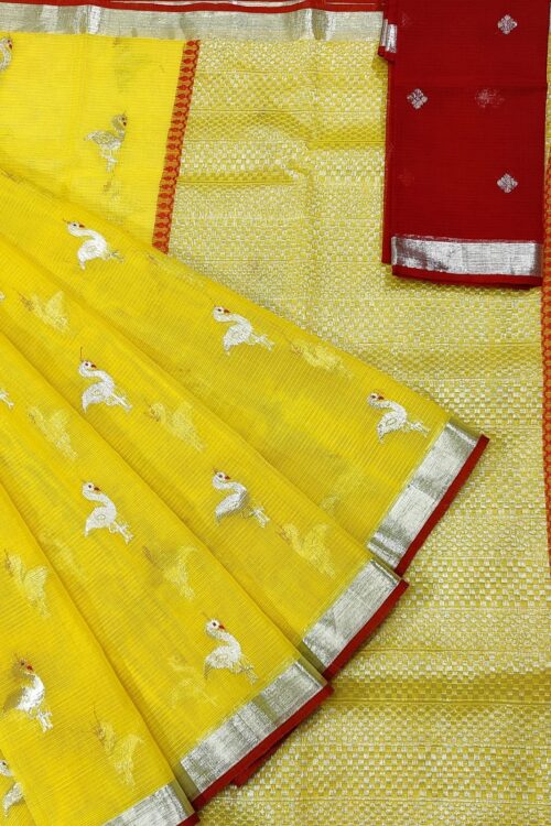 PURE ZARIKOTA HANDLOOM BUTA SAREE WITH BLOUSE B55