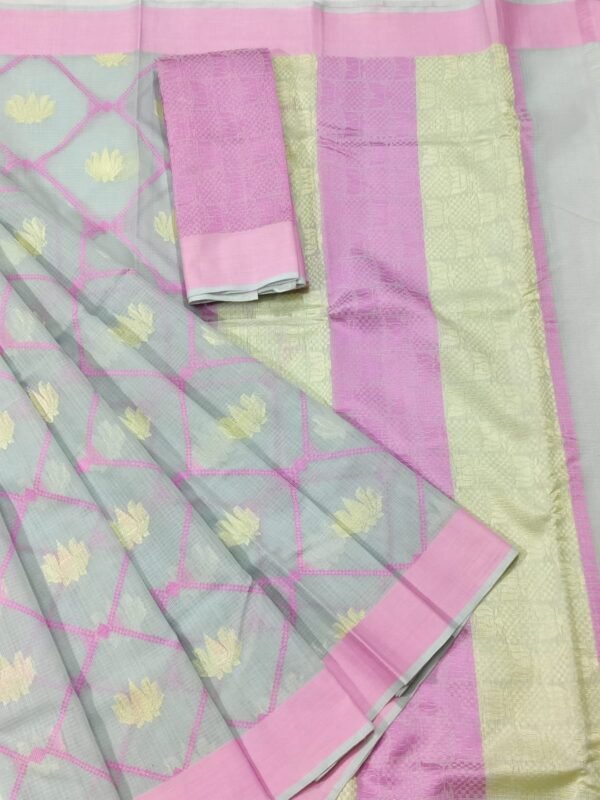 PURE ZARIKOTA HANDLOOM BUTA SAREE WITH BLOUSE B67
