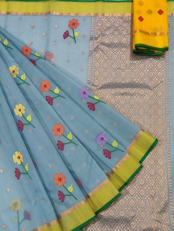 PURE ZARIKOTA HANDLOOM BUTA SAREE WITH BLOUSE B80