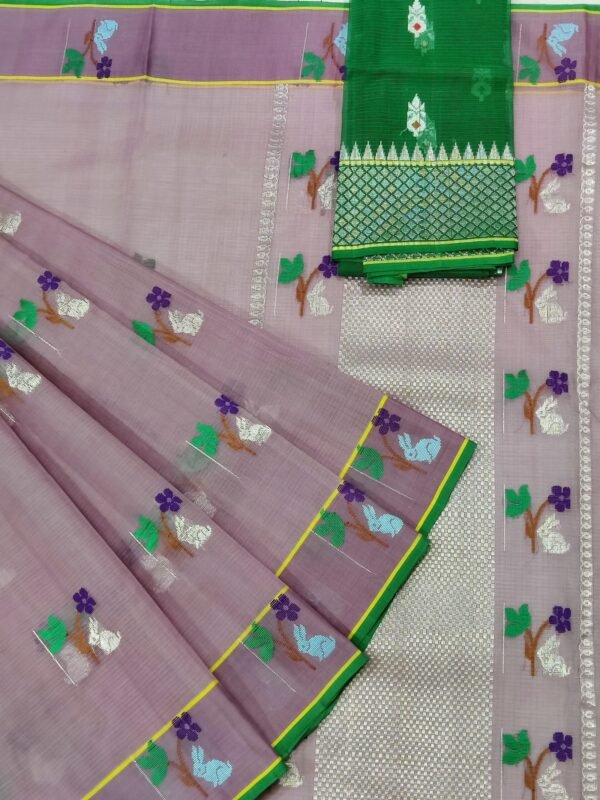 PURE ZARIKOTA HANDLOOM BUTA SAREE WITH BLOUSE B31