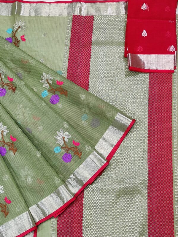 PURE ZARIKOTA HANDLOOM BUTA SAREE WITH BLOUSE B82