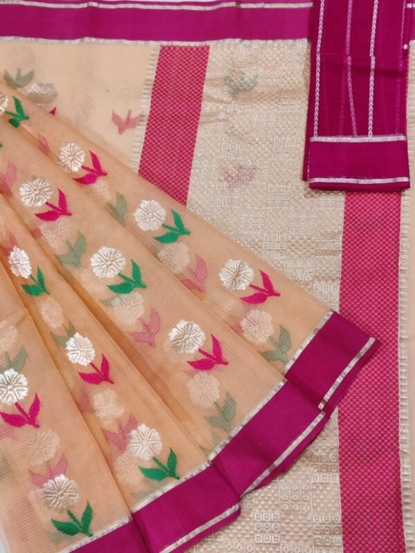 PURE ZARIKOTA HANDLOOM BUTA SAREE WITH BLOUSE B88