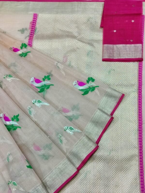 PURE ZARIKOTA HANDLOOM BUTA SAREE WITH BLOUSE B99