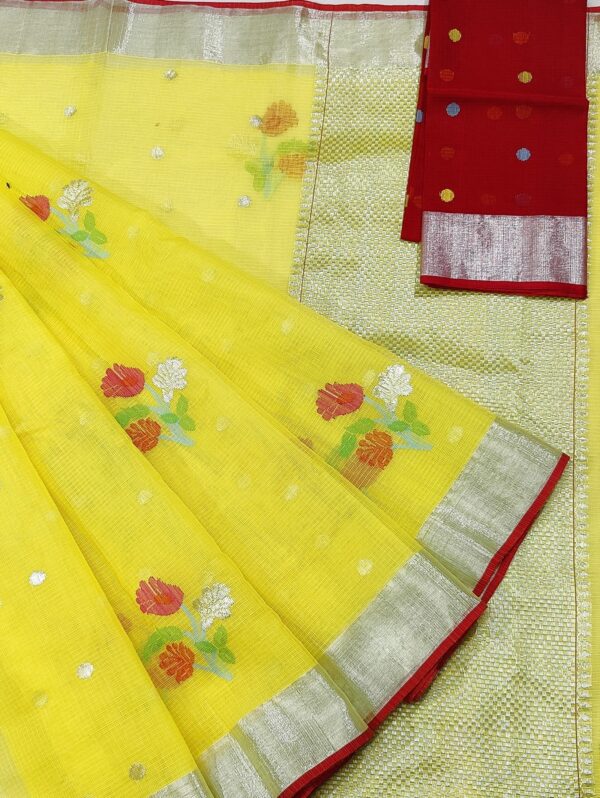 PURE ZARIKOTA HANDLOOM BUTA SAREE WITH BLOUSE B5
