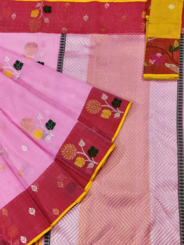 PURE ZARIKOTA HANDLOOM BUTA SAREE WITH BLOUSE B12