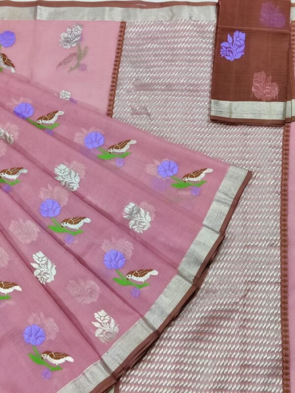 PURE ZARIKOTA HANDLOOM BUTA SAREE WITH BLOUSE B22