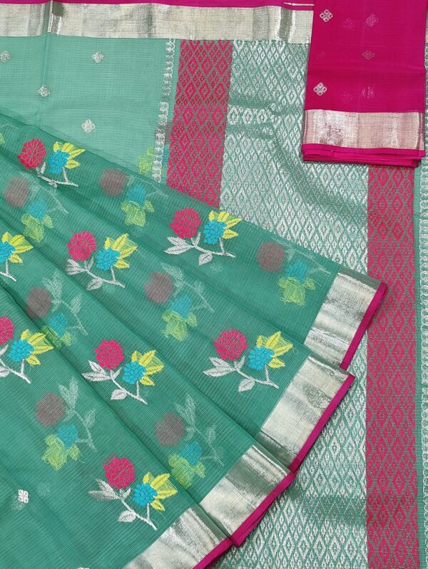 PURE ZARIKOTA HANDLOOM BUTA SAREE WITH BLOUSE B29