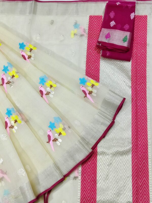 PURE ZARIKOTA HANDLOOM BUTA SAREE WITH BLOUSE B37