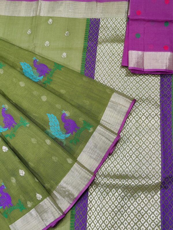 PURE ZARIKOTA HANDLOOM BUTA SAREE WITH BLOUSE B42