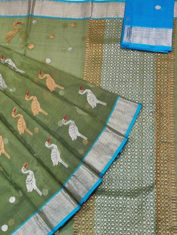PURE ZARIKOTA HANDLOOM BUTA SAREE WITH BLOUSE B54