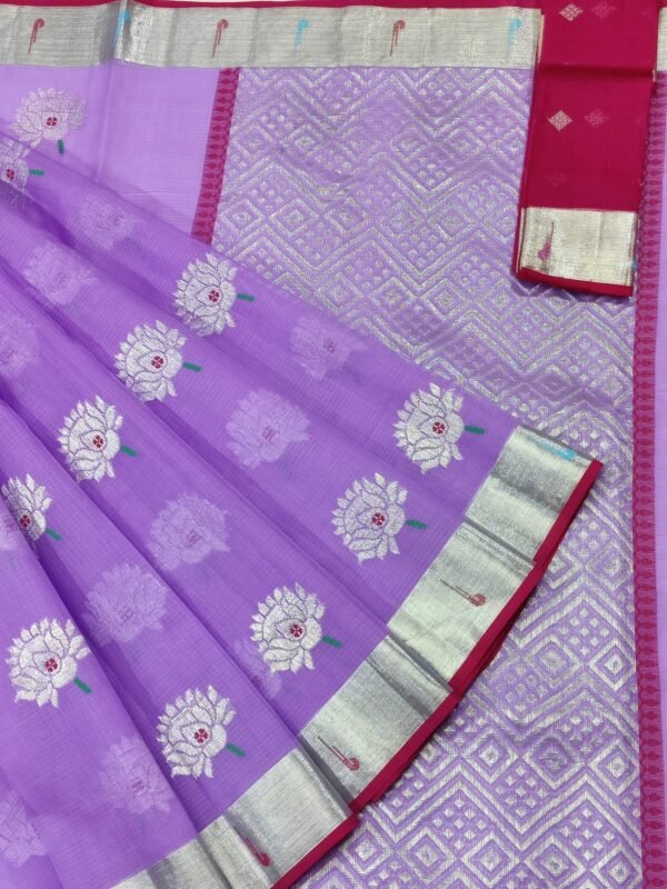 PURE ZARIKOTA HANDLOOM BUTA SAREE WITH BLOUSE B58