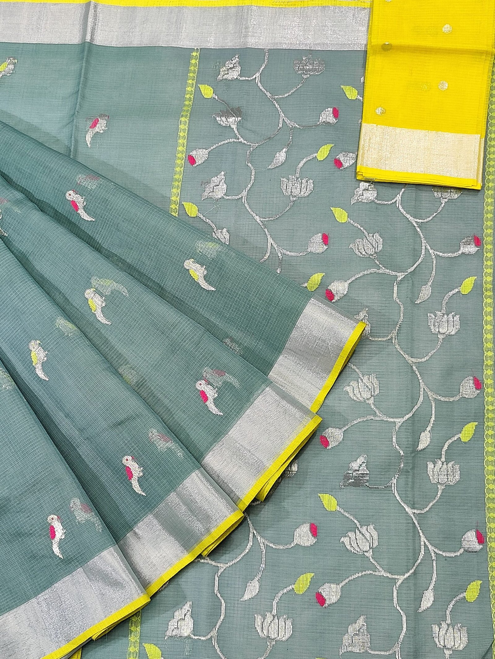 PURE ZARIKOTA HANDLOOM BUTA SAREE WITH BLOUSE B90