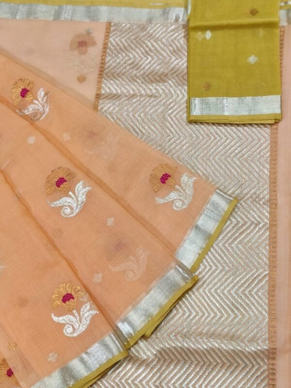 PURE ZARIKOTA HANDLOOM BUTA SAREE WITH BLOUSE B93