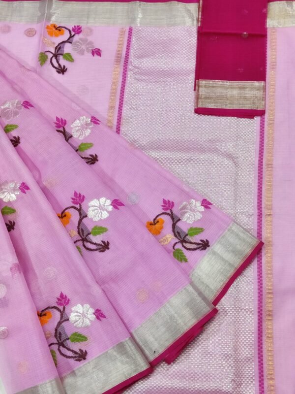 PURE ZARIKOTA HANDLOOM BUTA SAREE WITH BLOUSE B37