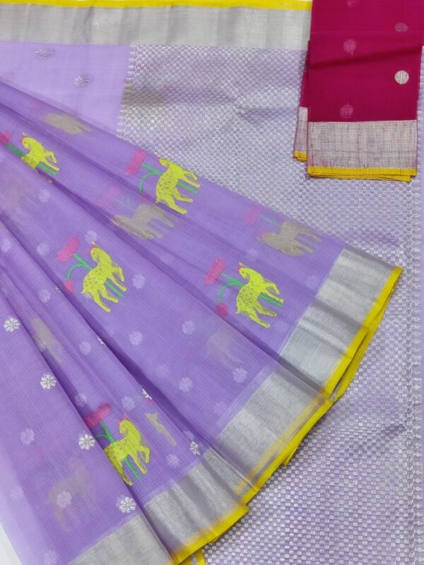 PURE ZARIKOTA HANDLOOM BUTA SAREE WITH BLOUSE B70
