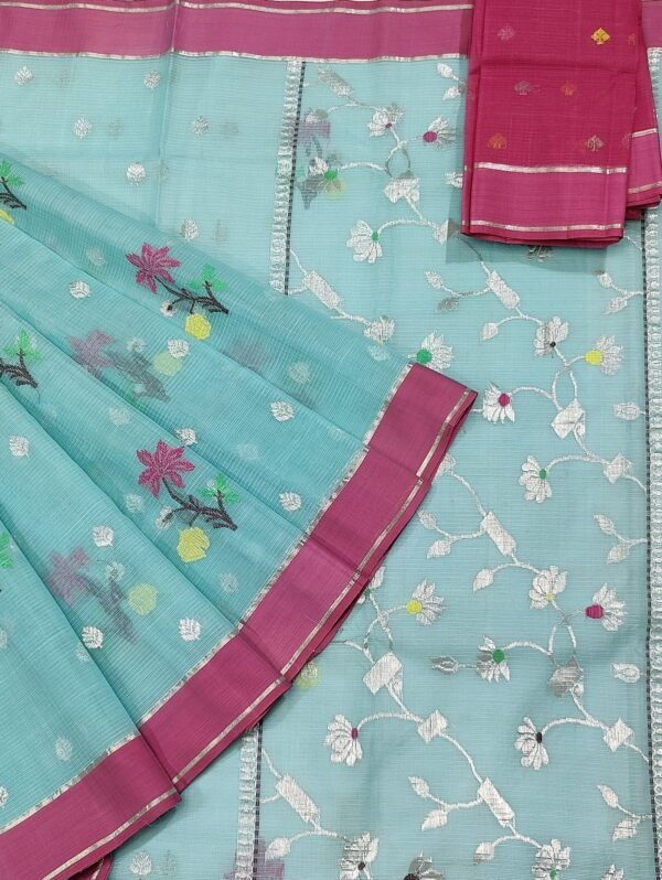 PURE ZARIKOTA HANDLOOM BUTA SAREE WITH BLOUSE B22